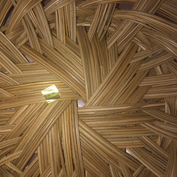 Vintage Set of 2 woven wooden round baskets - Picture 11 of 12